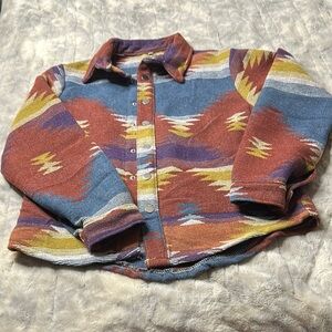 Colorful Patterned Kids Shirt